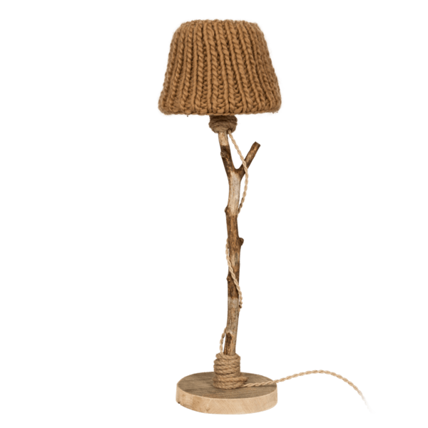 houten tafellamp camel